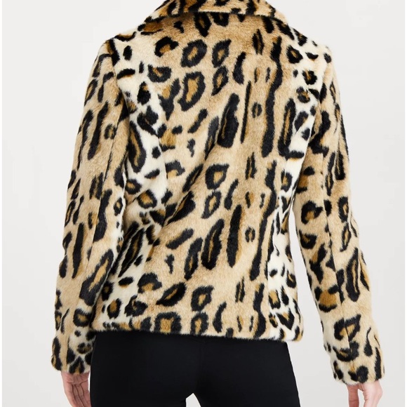 INC 💙 Leopard-Print Faux-Fur Coat - Picture 2 of 5